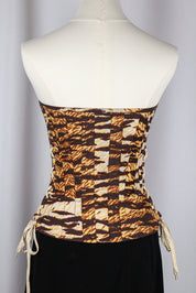 D&G 2004 Tiger Print Corset Top