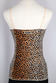 D&G 2000s Leopard Print Stetch Cami Top
