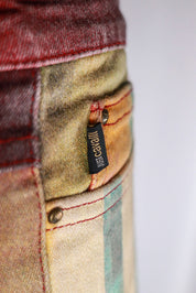 Just Cavalli 2001 Pixel Face Printed Jeans