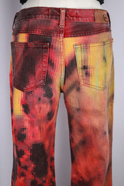 Just Cavalli 2001 Pixel Face Printed Jeans