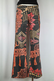 Just Cavalli 2000s Baroque Print Bootcut Jeans