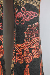 Just Cavalli 2000s Baroque Print Bootcut Jeans