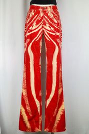Just Cavalli SS2002 Psychedelic Lava Zebra Print Jeans