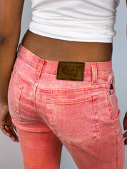 Roberto Cavalli 2000s Sunset Ombre Flared Jeans - W28