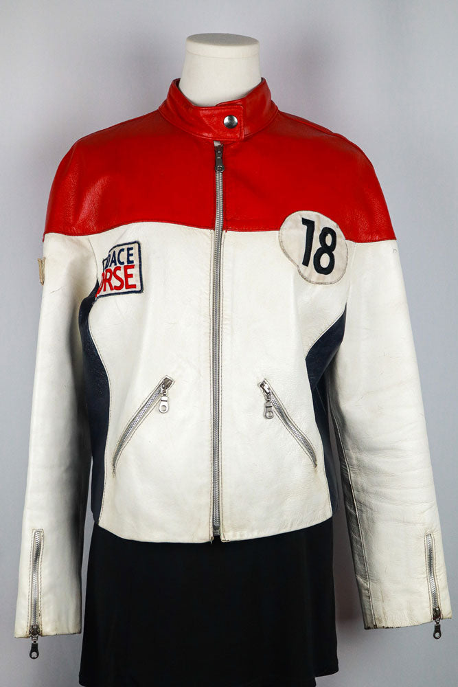 Vera Pelle Audace Corse Racing Leather Jacket