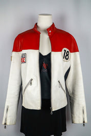 Vera Pelle Audace Corse Racing Leather Jacket