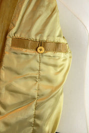 Yellow Lamb Leather Moto Jacket