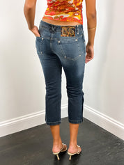 Dolce & Gabbana 2000s Dark Wash Capri Jeans - W26