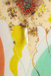 Roberto Cavalli 2000s Multicolor Abstract Silk Maxi Dress