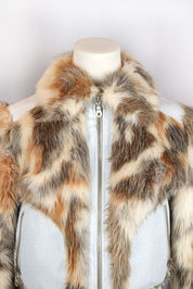 2000s Faux Fur Trimmed Jacket