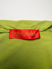 Ingwa Melero 2000s Lime Green & Orange Crochet Halter Top - XS/S
