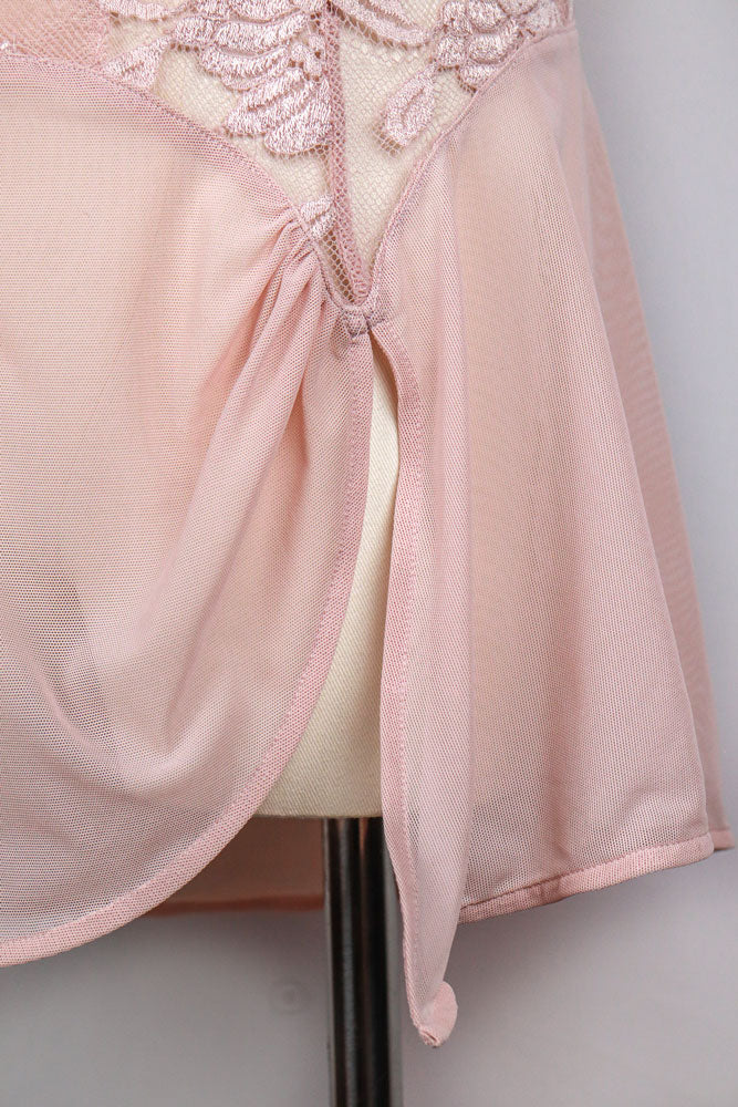 La Perla Soft Pink Lace Slip Dress