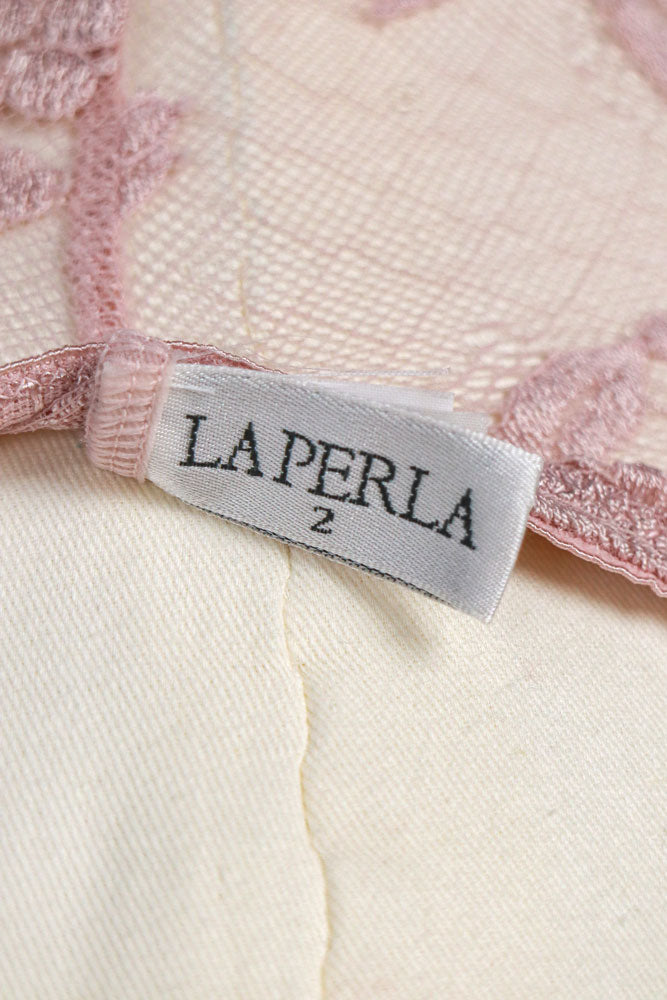 La Perla Soft Pink Lace Slip Dress