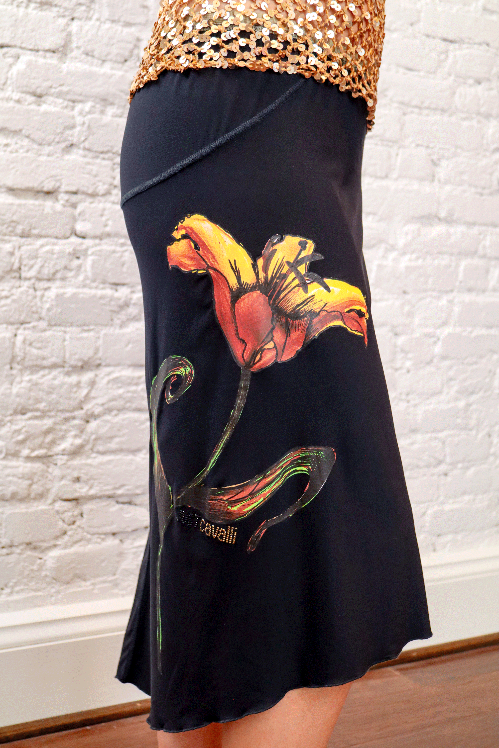 Just Cavalli Floral Lily Skirt