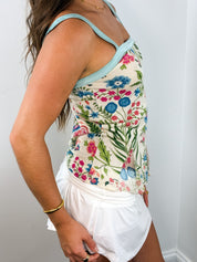 Christian Dior 2008 Cruise Floral Silk Paneled Top by John Galliano - XS/S
