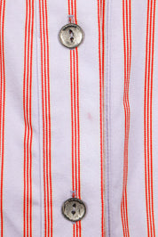 Versus Versace SS 2002 Pink and Orange Striped Trench