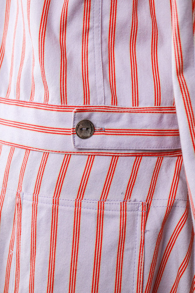 Versus Versace SS 2002 Pink and Orange Striped Trench