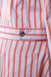 Versus Versace SS 2002 Pink and Orange Striped Trench