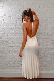 Roberto Cavalli White Long Dress