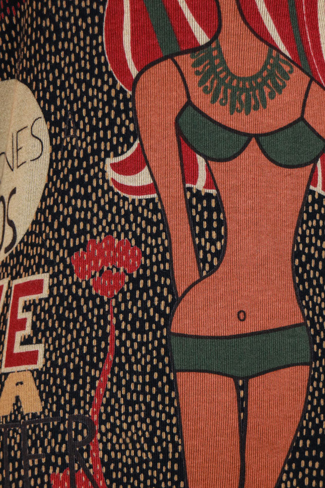 Custo Barcelona 2000s Graphic Bikini-Woman Dress