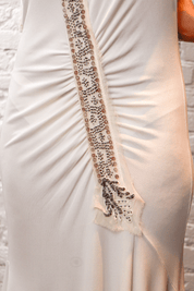 Roberto Cavalli White Long Dress