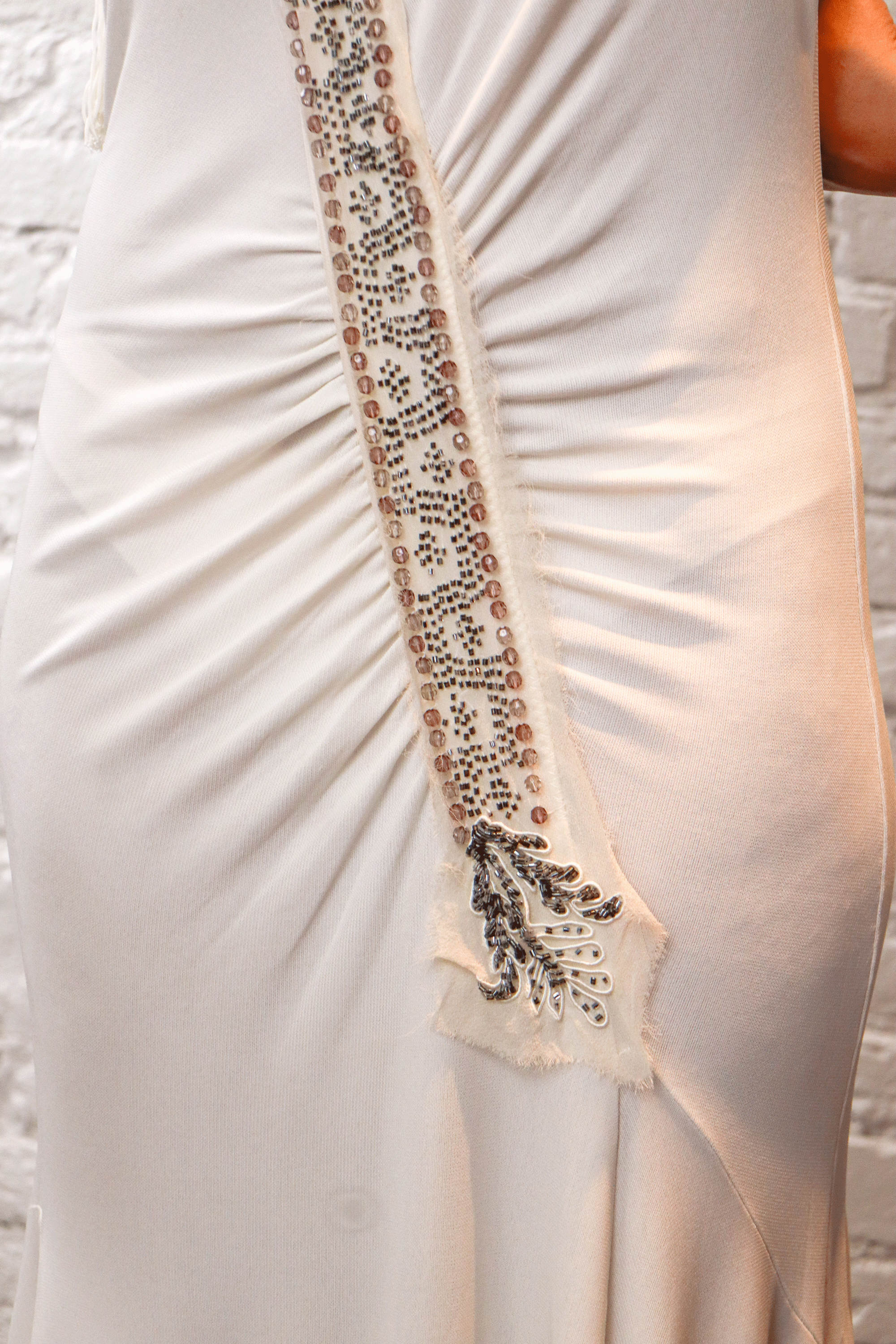 Roberto Cavalli White Long Dress