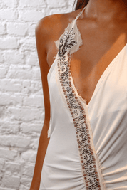 Roberto Cavalli White Long Dress
