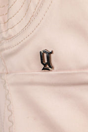 Galliano 2000s Blush Pink Bustier Bodycon Dress