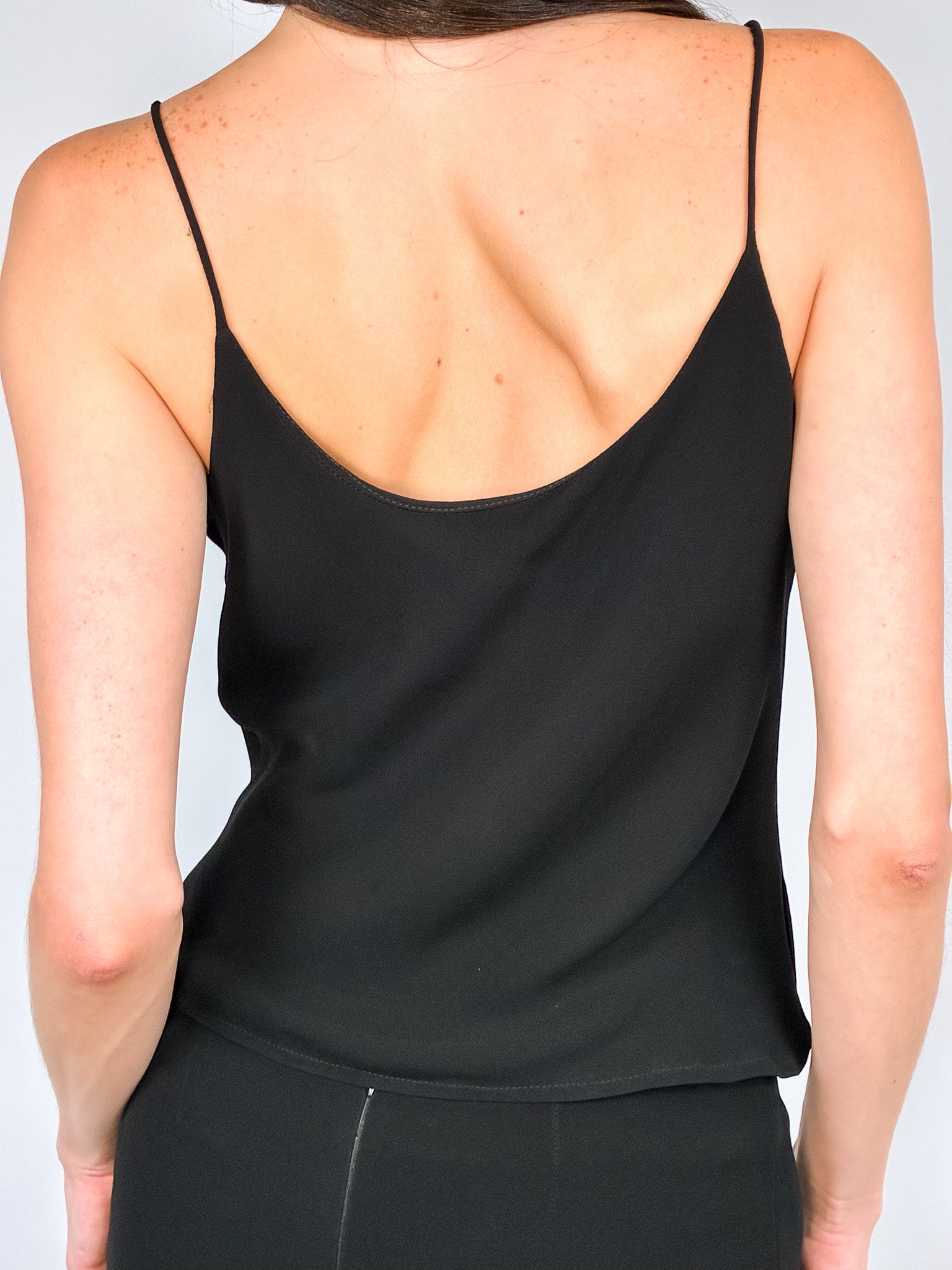 LIST Boutique 2000s Black Camisole & Handkerchief Skirt Set - M