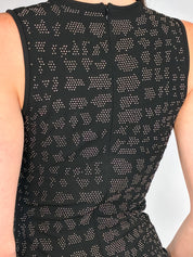Plein Sud 2000s Black Studded Sleeveless Top - S