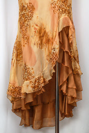 Gianfranco Alfaci Leopard and Sequin Maxi Dress