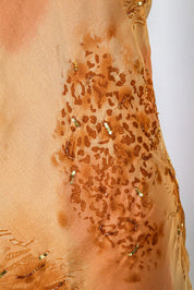 Gianfranco Alfaci Leopard and Sequin Maxi Dress