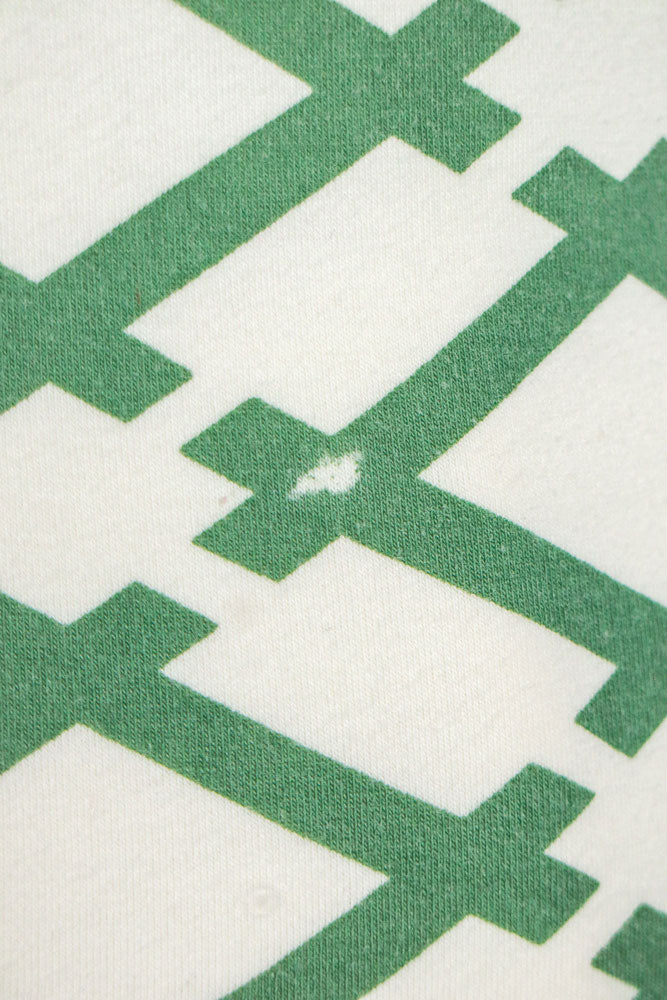 Custo Barcelona 2000s Green and Pink Graphic Drop Waist Mini Dress