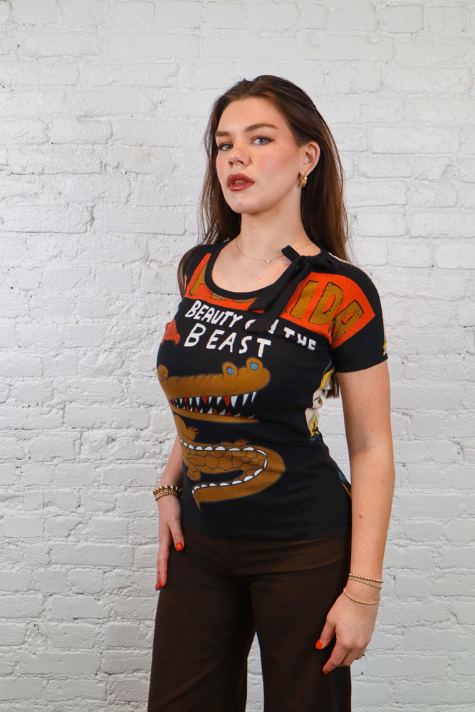 Custo Barcelona “Beauty & Beast” Graphic Tee