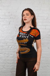 Custo Barcelona “Beauty & Beast” Graphic Tee