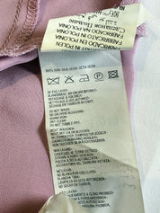 2000s Mauve Silk Lace-Trim Camisole - S
