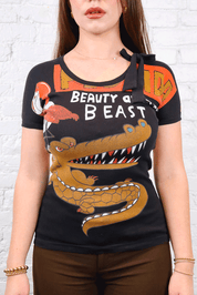 Custo Barcelona “Beauty & Beast” Graphic Tee
