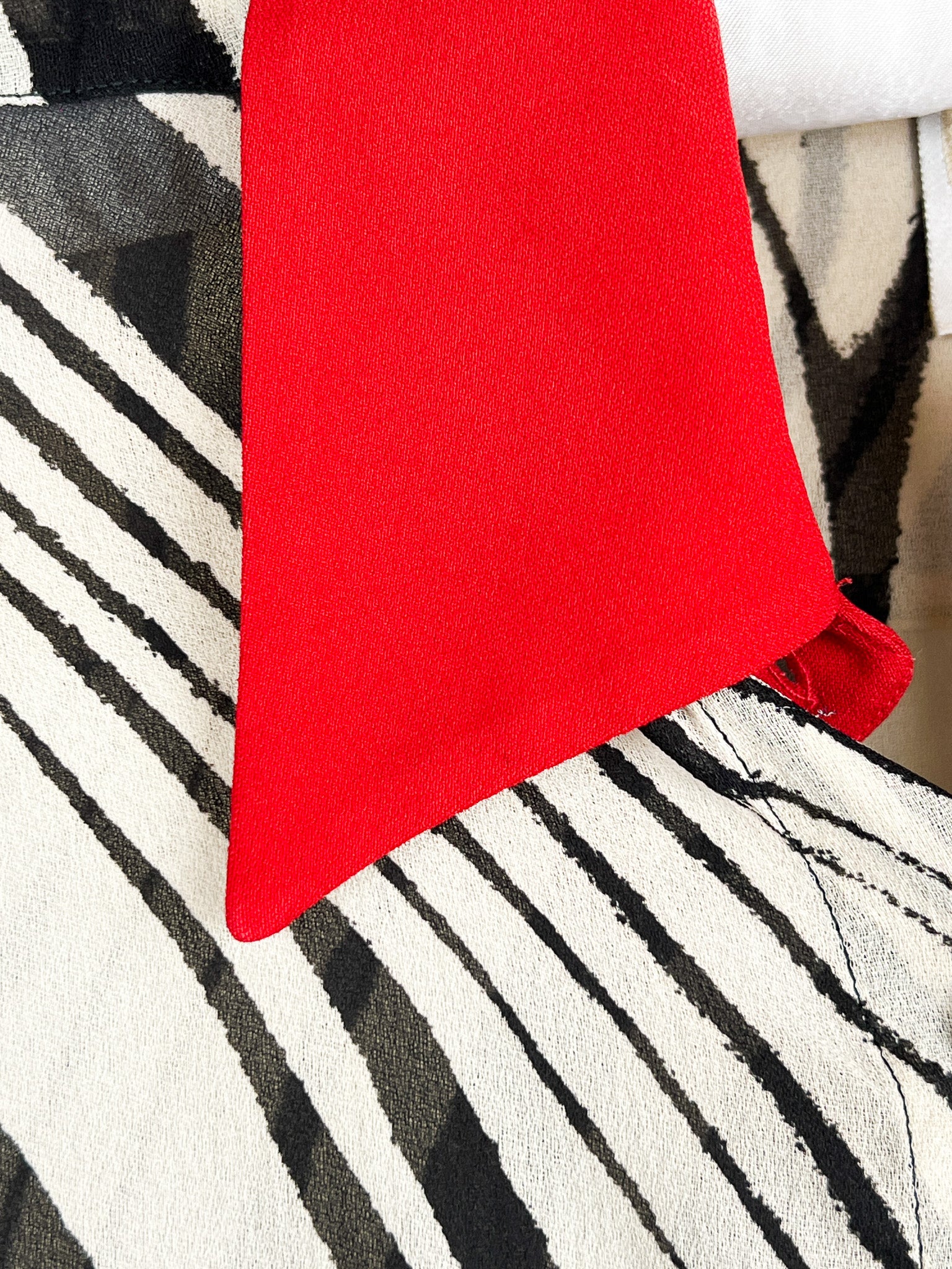 Studio 0101 by Ferre 1990s Zebra Print Silk Blend Blouse - M
