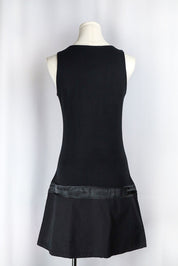 Custo Barcelona 2000s Drop Waist Mini Dress Woman Graphic with Purse