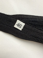 Dolce & Gabbana 2000s Black Ribbed Knit DG Bow Tank - M/L