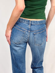 Roberto Cavalli 2000s Crystal Rhinestone Allover Jeans - W32