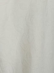 Maurizio Pecoraro Milano 2000s Ivory Cotton Jacquard Flare Trousers - IT 42
