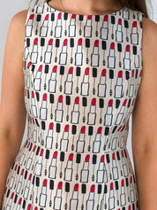 alice + olivia NWT Lipstick Print Jacquard Shift Dress - S