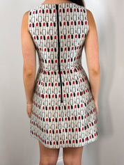 alice + olivia NWT Lipstick Print Jacquard Shift Dress - S