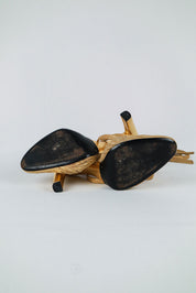 Gucci Gold Rouched Heels