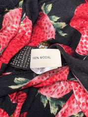 Just Cavalli 2000s Strawberry Print Halter Mini Dress - M/L