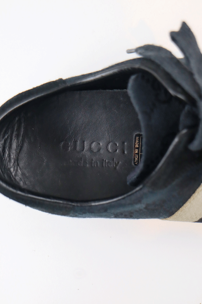 Gucci White Stripe Sneakers