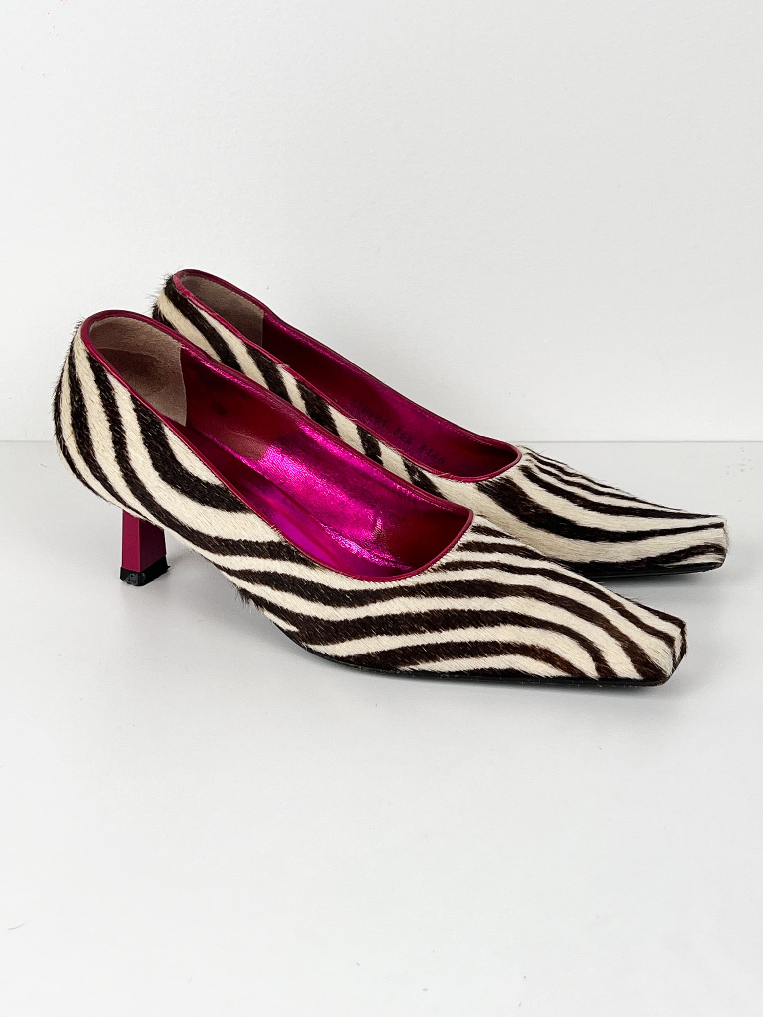 Giuseppe Zanotti Zebra Pony Hair Heels – 36.5