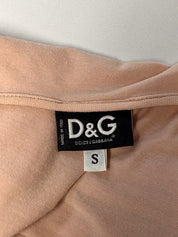 D&G Dolce & Gabbana 2000s Pink "Love Affair" Graphic Tank - S