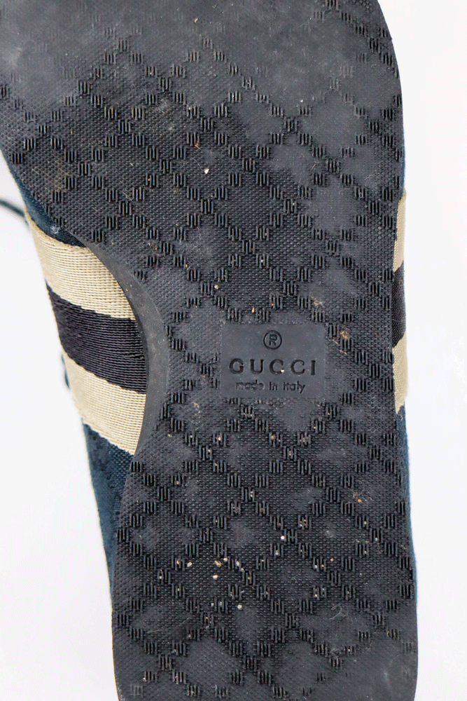 Gucci White Stripe Sneakers